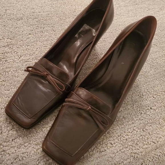 Brown vintage heels - Picture 3 of 3